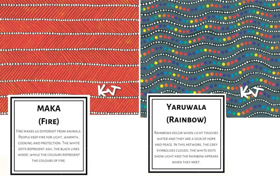 Mirii Dreaming Series 2 fire- & rainbow