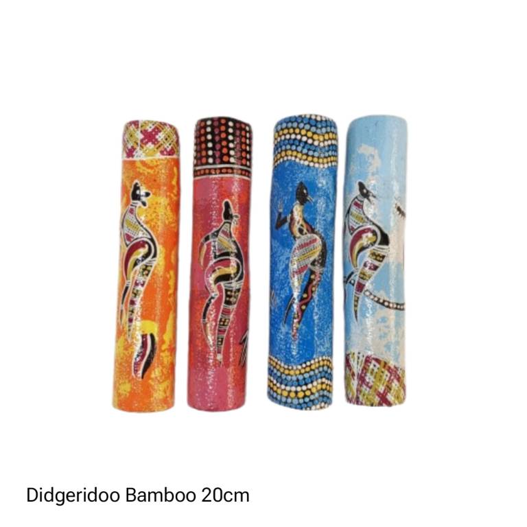 Hand Painted Bamboo Didgeridoo 20cm 1 Badi04